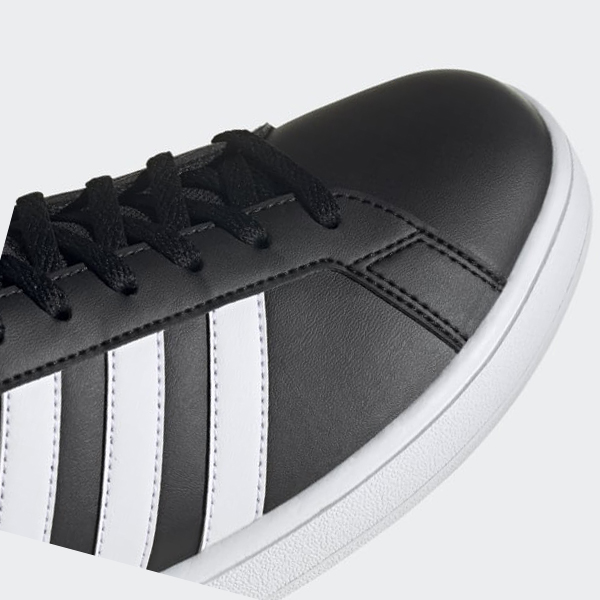 Zapatillas Adidas Grand Court Base Mujer Chile Negras - USXNYL106