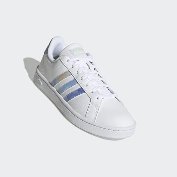 Zapatillas Adidas Grand Court Cloudfoam Lifestyle Court Comodidad Mujer Chile Blancas - VDXNFE492
