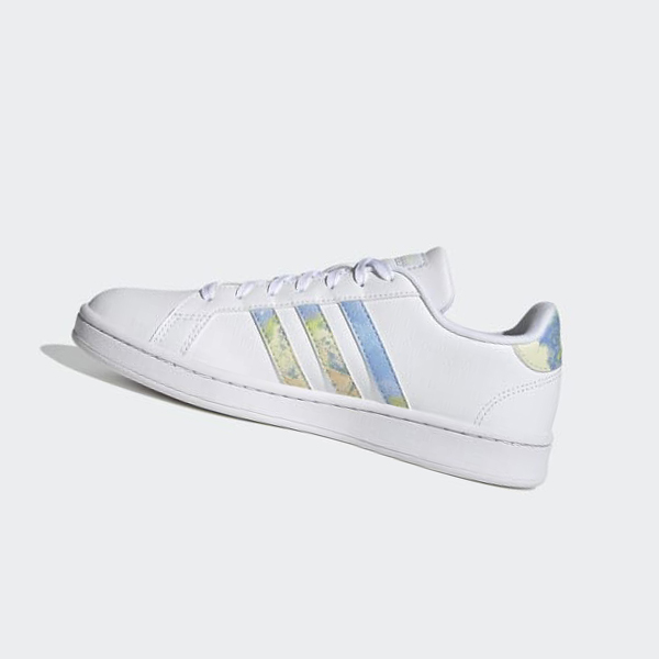 Zapatillas Adidas Grand Court Cloudfoam Lifestyle Court Comodidad Mujer Chile Blancas - VDXNFE492