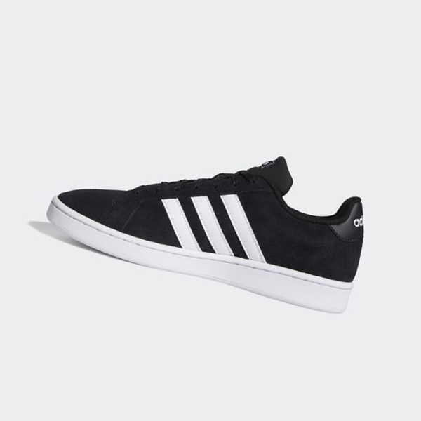 Zapatillas Adidas Grand Court Hombre Chile Negras - PRXCZA127
