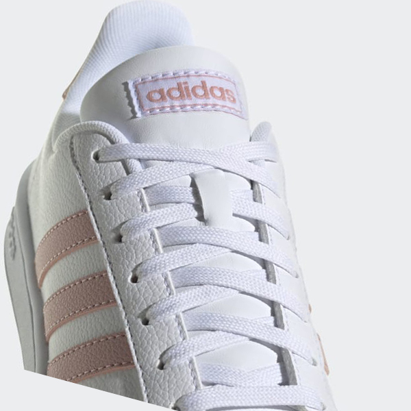 Zapatillas Adidas Grand Court Mujer Chile Blancas - FYJXPZ310