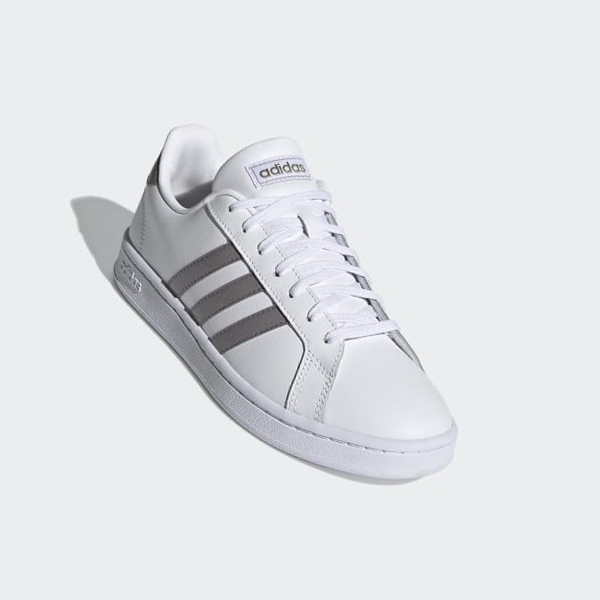 Zapatillas Adidas Grand Court Mujer Chile Gris - PKYWNM954