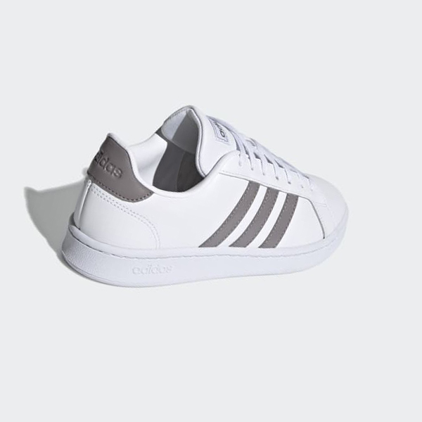 Zapatillas Adidas Grand Court Mujer Chile Gris - PKYWNM954