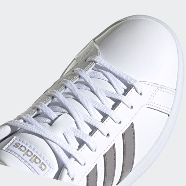 Zapatillas Adidas Grand Court Mujer Chile Gris - PKYWNM954