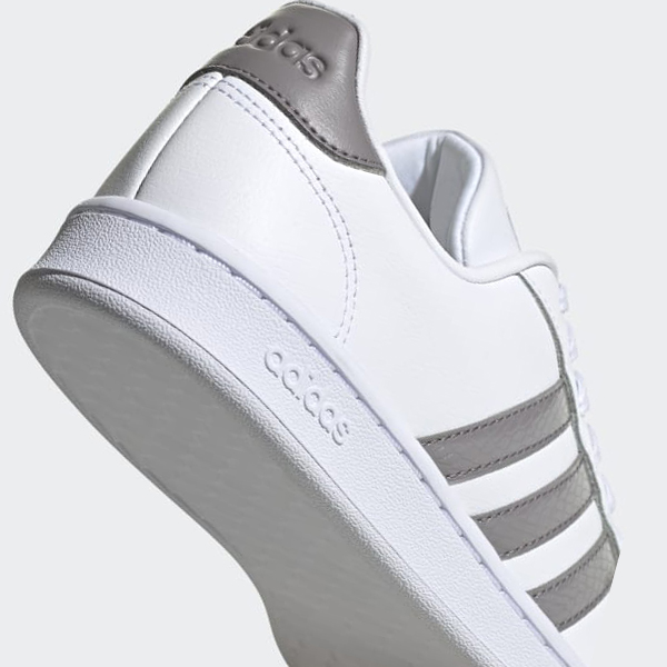 Zapatillas Adidas Grand Court Mujer Chile Gris - PKYWNM954