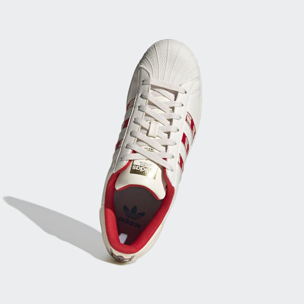 Zapatillas Adidas Superstar Christmas Mujer Chile Blancas - UDSYMQ438