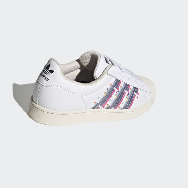 Zapatillas Adidas Superstar Mujer Chile Blancas - DGVLHR298