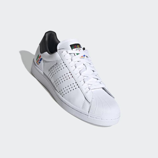 Zapatillas Adidas Superstar Mujer Chile Blancas - RGNPYH572