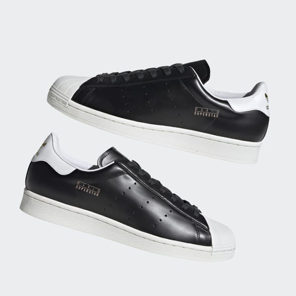 Zapatillas Adidas Superstar Pure Mujer Chile Negras - ESIRAH174
