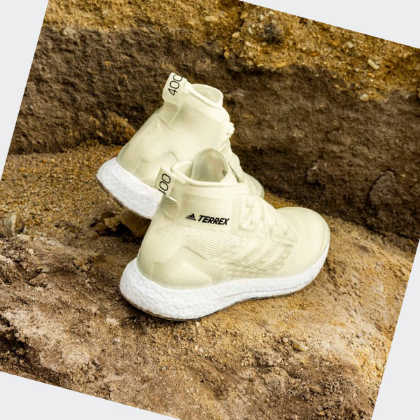 Zapatillas Adidas TERREX FREE HIKER MADE TO BE REMADE Mujer Chile Blancas - LSKTPB673