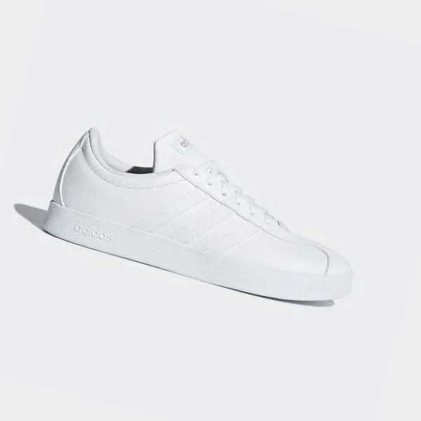 Zapatillas Adidas VL Court 2.0 Mujer Chile Blancas - RQXFNB132