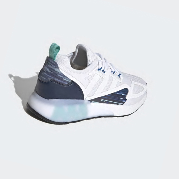 Zapatillas Adidas ZX 2K Boost Mujer Chile Blancas - AHDTLJ739