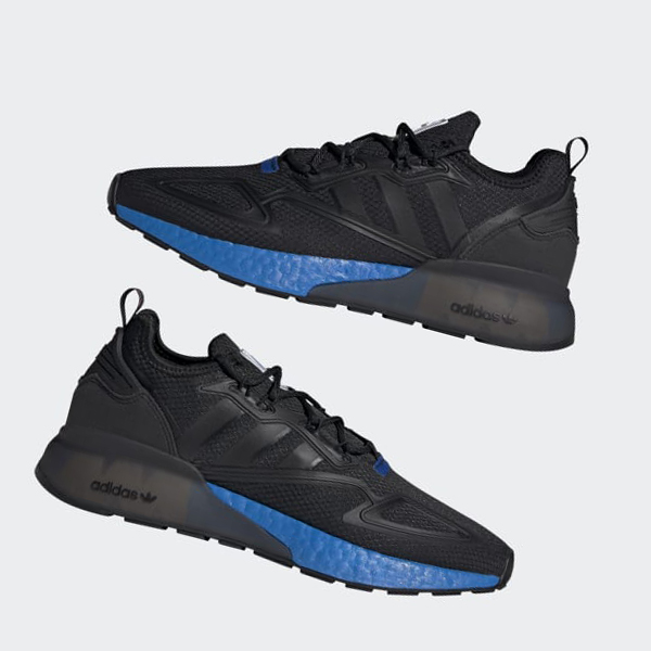 Zapatillas Adidas ZX 2K Boost Mujer Chile Negras - IVHWGD269