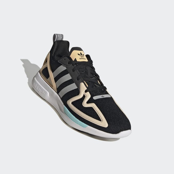 Zapatillas Adidas ZX 2K Flux Mujer Chile Negras - SMLBQW458