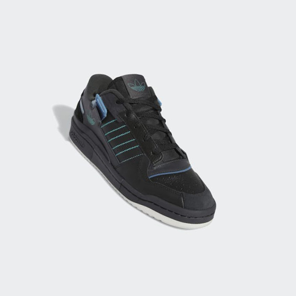 Zapatillas Baloncesto Adidas Forum Exhibit Low Hombre Chile Negras - BLMXOE015