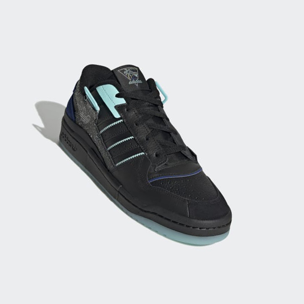 Zapatillas Baloncesto Adidas Forum Exhibit Low Hombre Chile Negras - HQAYUE960