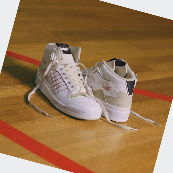 Zapatillas Baloncesto Adidas Forum Exhibit Mid Hombre Chile Blancas - RTHVCA957