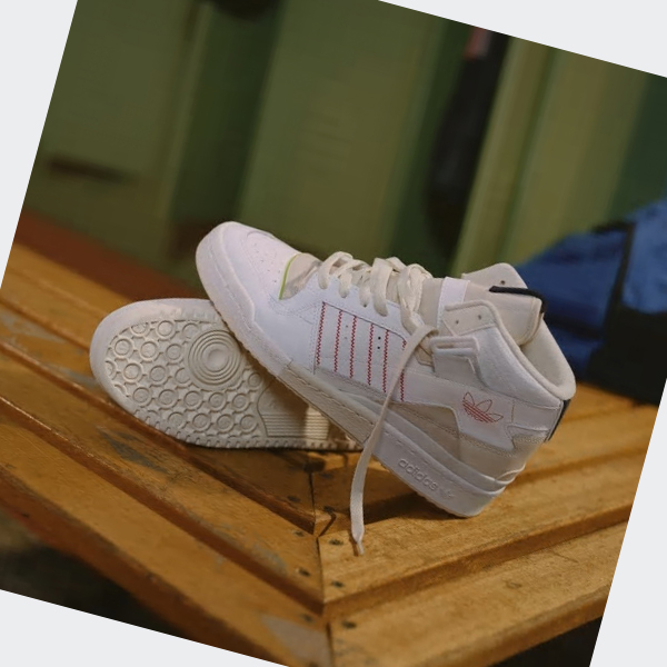 Zapatillas Baloncesto Adidas Forum Exhibit Mid Hombre Chile Blancas - RTHVCA957