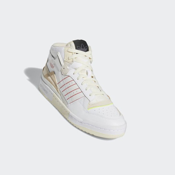 Zapatillas Baloncesto Adidas Forum Exhibit Mid Hombre Chile Blancas - RTHVCA957