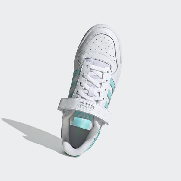 Zapatillas Baloncesto Adidas Forum Low Mujer Chile Blancas - TVFIPB731