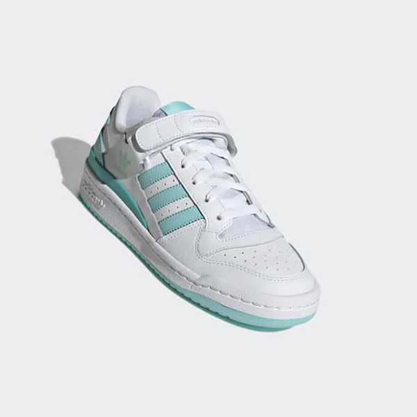 Zapatillas Baloncesto Adidas Forum Low Mujer Chile Blancas - TVFIPB731
