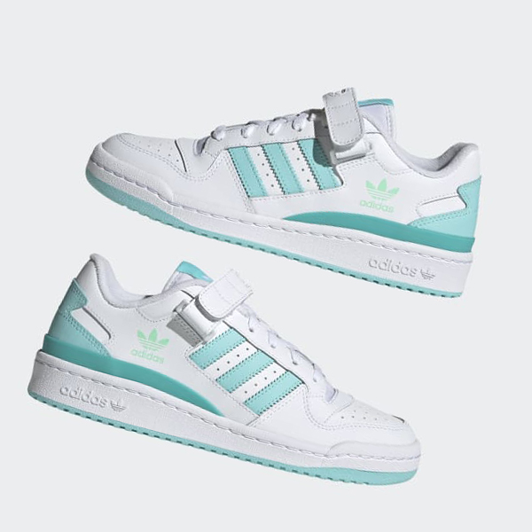 Zapatillas Baloncesto Adidas Forum Low Mujer Chile Blancas - TVFIPB731