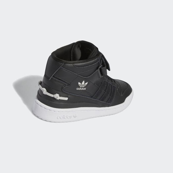 Zapatillas Baloncesto Adidas Forum Mid Mujer Chile Negras - XYQJCV674