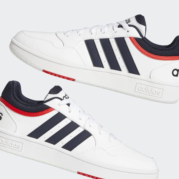 Zapatillas Baloncesto Adidas Hoops 3.0 Low Classic Vintage Hombre Chile Blancas - LATZXJ750