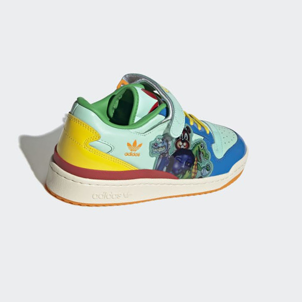 Zapatillas Baloncesto Adidas Kerwin Frost Forum Low Benchmate Hombre Chile Turquesa - DQVOBE832