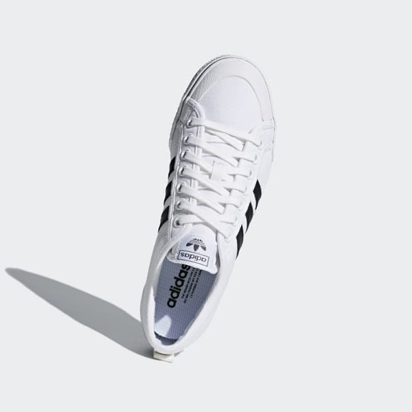 Zapatillas Baloncesto Adidas Nizza Hombre Chile Blancas - PMVWIX716