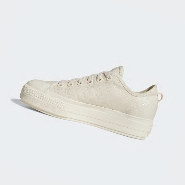 Zapatillas Baloncesto Adidas Nizza RF Plataforma Mujer Chile Blancas - OEABJL396
