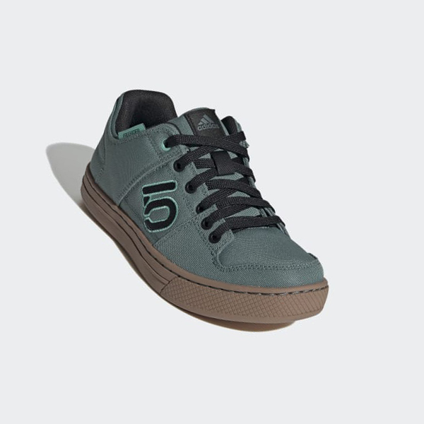 Zapatillas Ciclismo Adidas Five Ten Freerider Lona Mountain Mujer Chile Verde - CWOFUJ182
