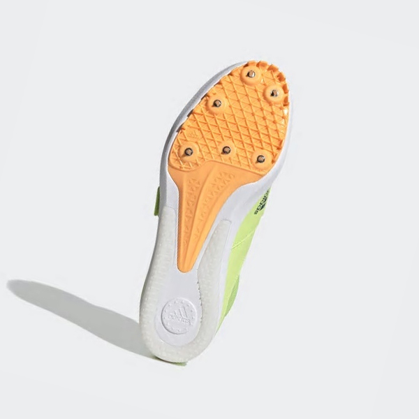 Zapatillas Clavos Atletismo Adidas Jumpstar Hombre Chile Verde - VFNRWA906