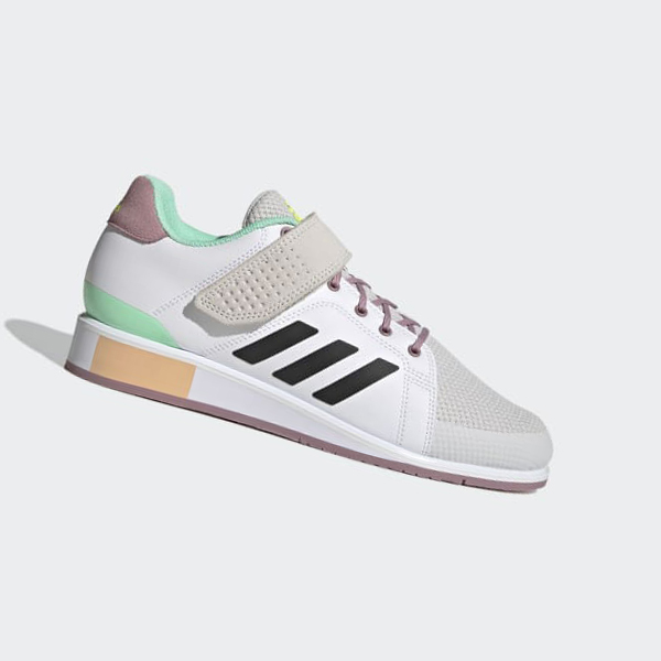 Zapatillas Halterofilia Adidas Power Perfect 3 Tokyo Mujer Chile Blancas - PWGRTJ861