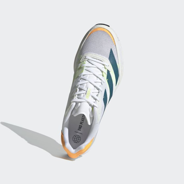 Zapatillas Running Adidas Adizero Adios 6 Hombre Chile Blancas - LHXNVF046