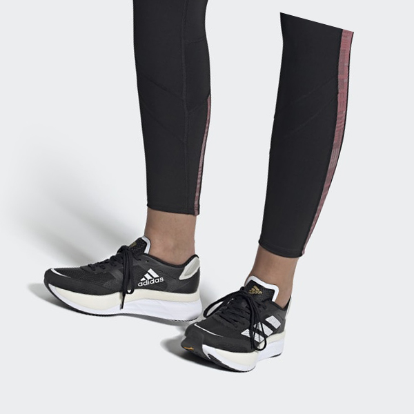 Zapatillas Running Adidas Adizero Boston 10 Mujer Chile Negras - FDLRBA368