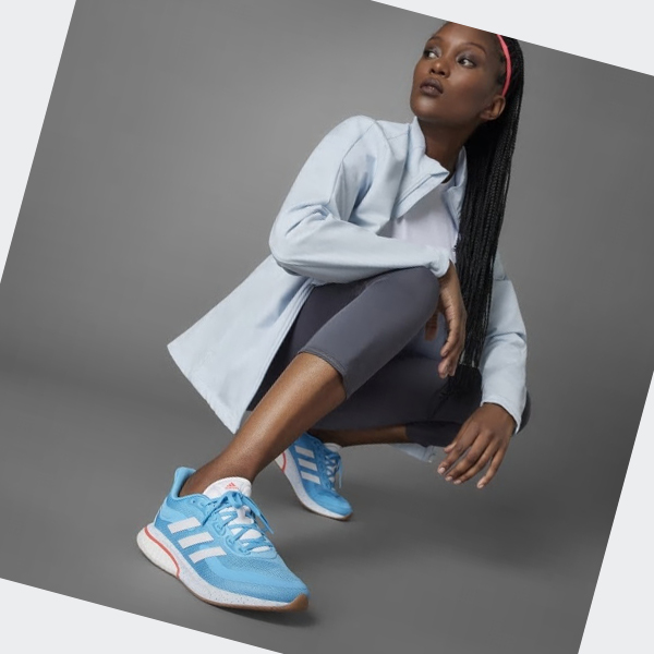 Zapatillas Running Adidas Supernova Mujer Chile Azules - ILUPFE531