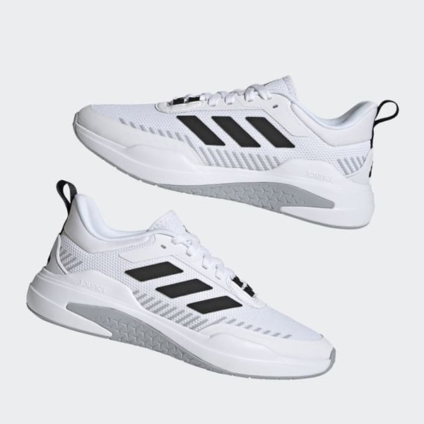Zapatillas Running Adidas Trainer V Hombre Chile Blancas - MQTVUR670