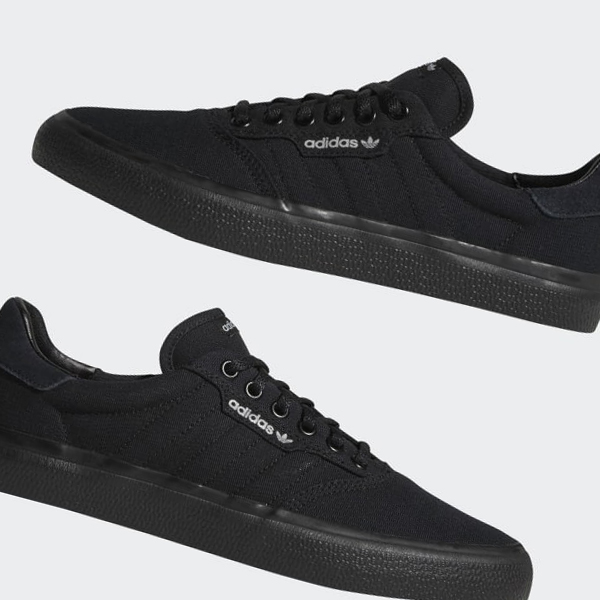 Zapatillas Skate Adidas 3MC Vulc Mujer Chile Negras - ESIUHW679