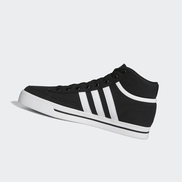Zapatillas Skate Adidas Retrovulc Mid Lona Hombre Chile Negras - YZOFAV684
