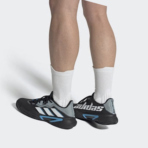Zapatillas Tenis Adidas Barricade Hombre Chile Gris - ANZOIG982