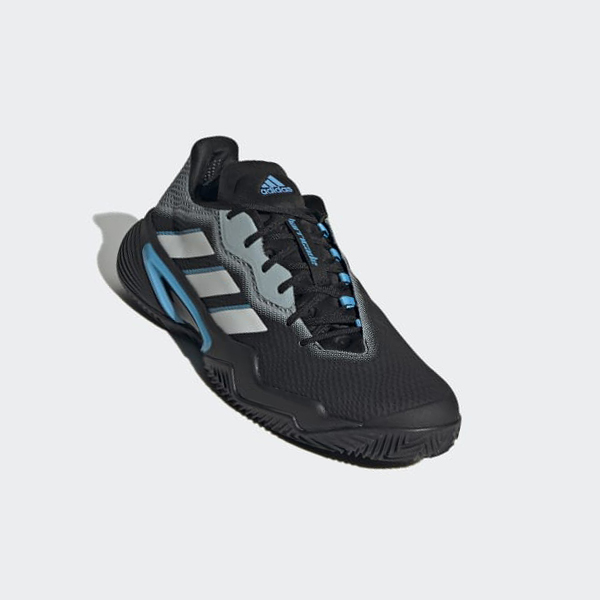 Zapatillas Tenis Adidas Barricade Hombre Chile Gris - ANZOIG982