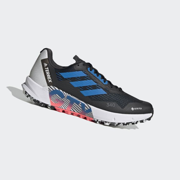 Zapatillas Trail Running Adidas Terrex Agravic Flow 2.0 GORE-TEX Hombre Chile Negras - RSMKHC503