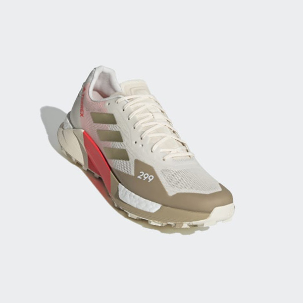 Zapatillas Trail Running Adidas Terrex Agravic Ultra Mujer Chile Beige - SFUEOR948