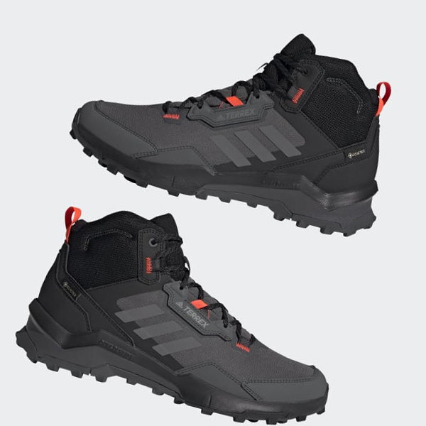 Zapatillas Trekking Adidas Terrex AX4 Mid GORE-TEX Hombre Chile Gris - FCVTMD607