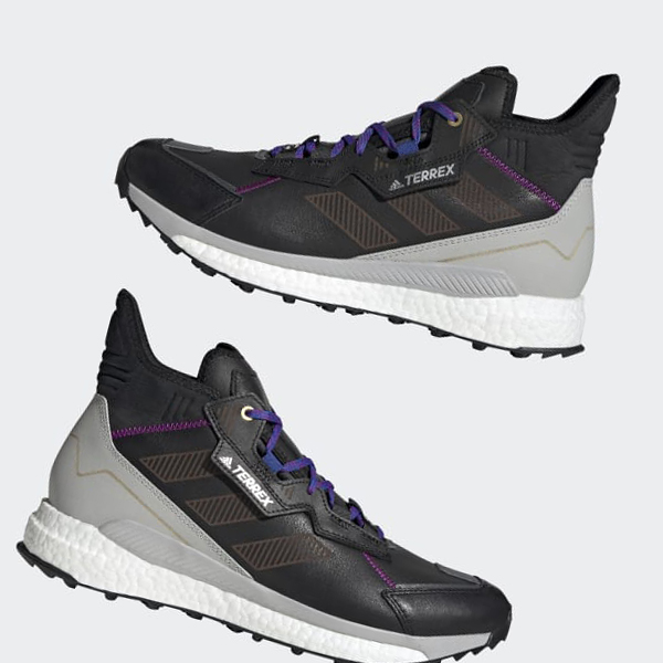Zapatillas Trekking Adidas Terrex Free Hyperblue Mid Mujer Chile Negras - XKPDWJ069