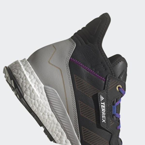 Zapatillas Trekking Adidas Terrex Free Hyperblue Mid Mujer Chile Negras - XKPDWJ069