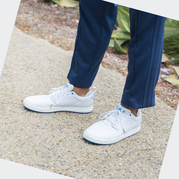 Zapatos Golf Adidas Flopshot Spikeless Hombre Chile Blancas - NDIHAC967