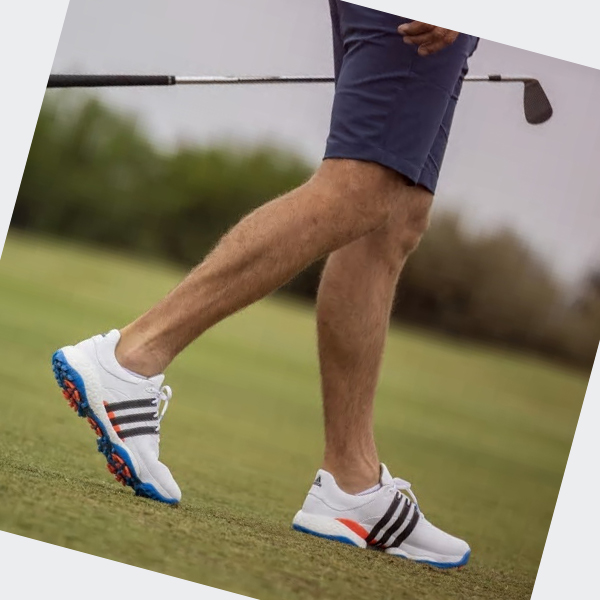 Zapatos Golf Adidas Tour360 22 Hombre Chile Blancas - SGPBQI780