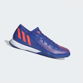 Botas De Futbol Adidas Predator Edge.3 Low Indoor Mujer Chile Azules - FHSVEC126